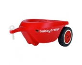 BIG New Bobby Car Trailer mit Flüsterrädern rot